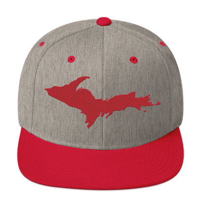 Upper Peninsula Vintage Snapback | Red