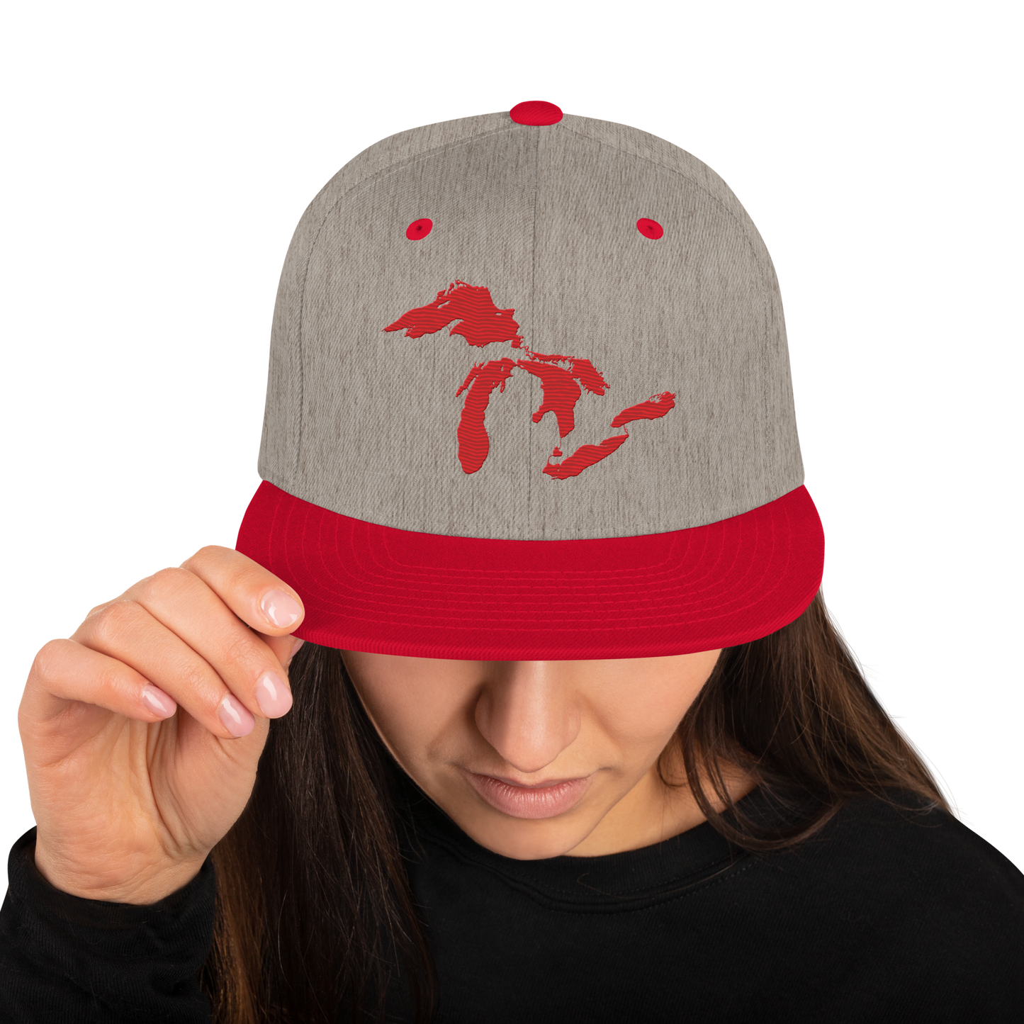 Great Lakes Vintage Snapback | Red