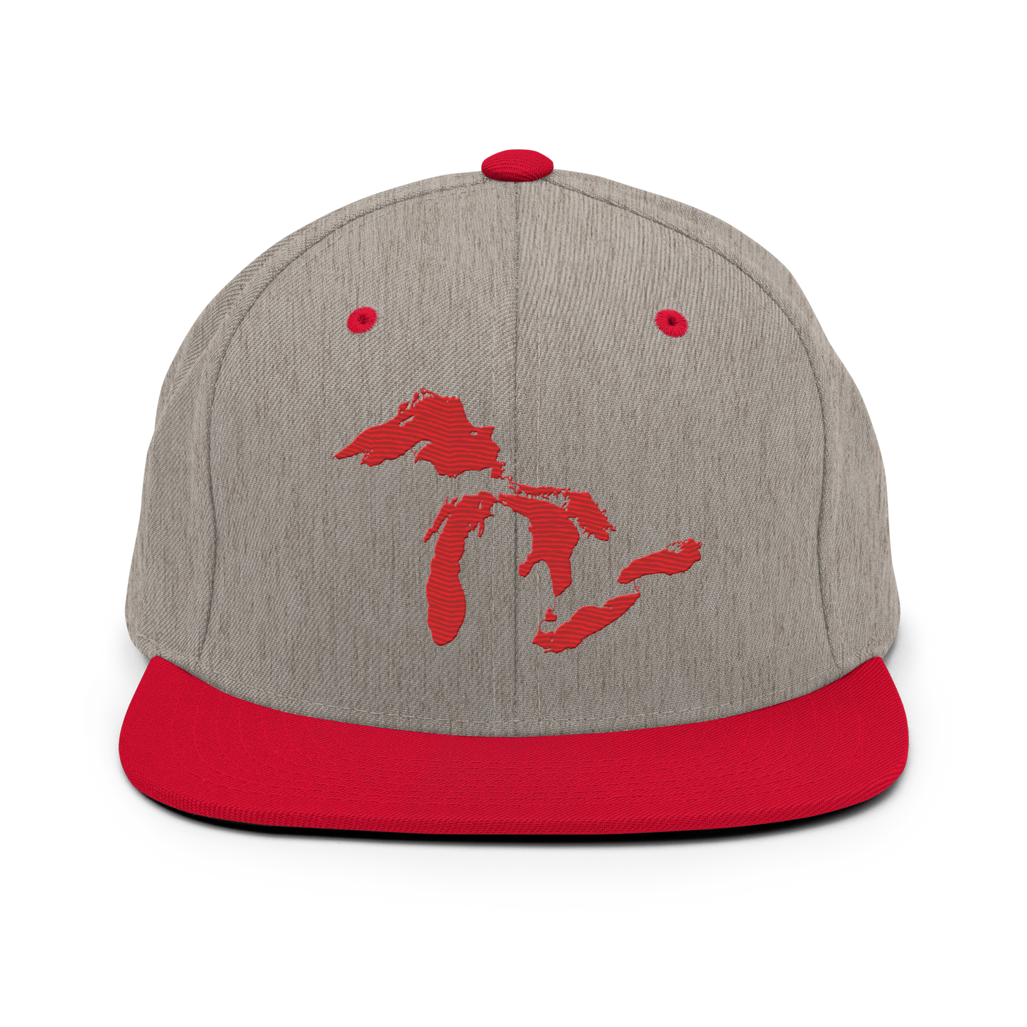 Great Lakes Vintage Snapback | Red