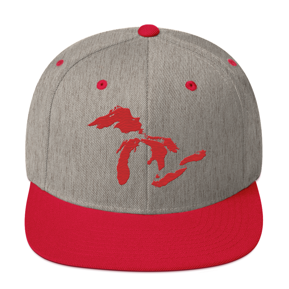 Great Lakes Vintage Snapback | Red