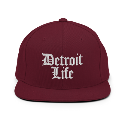 'Detroit Life' Vintage Snapback | 6-Panel