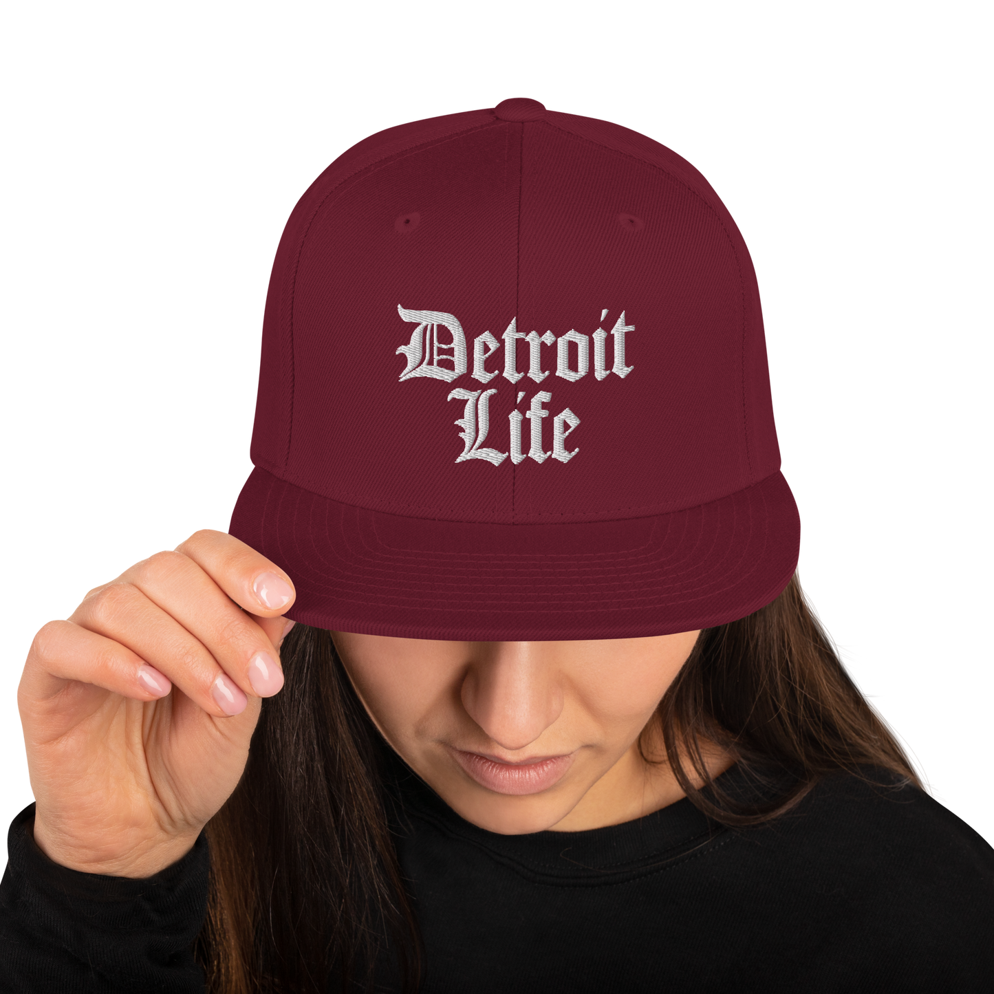 'Detroit Life' Vintage Snapback | 6-Panel