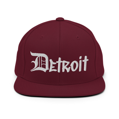 'Detroit' Vintage Snapback (OED Tag Font)