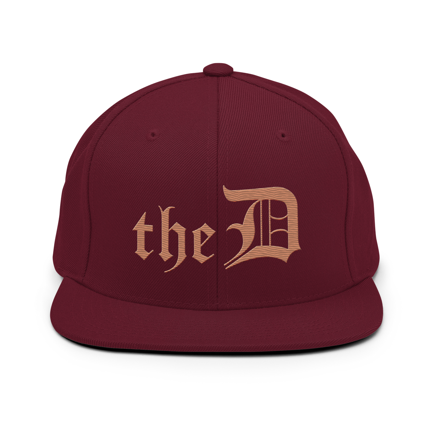 Detroit 'The D' Vintage Snapback | Copper