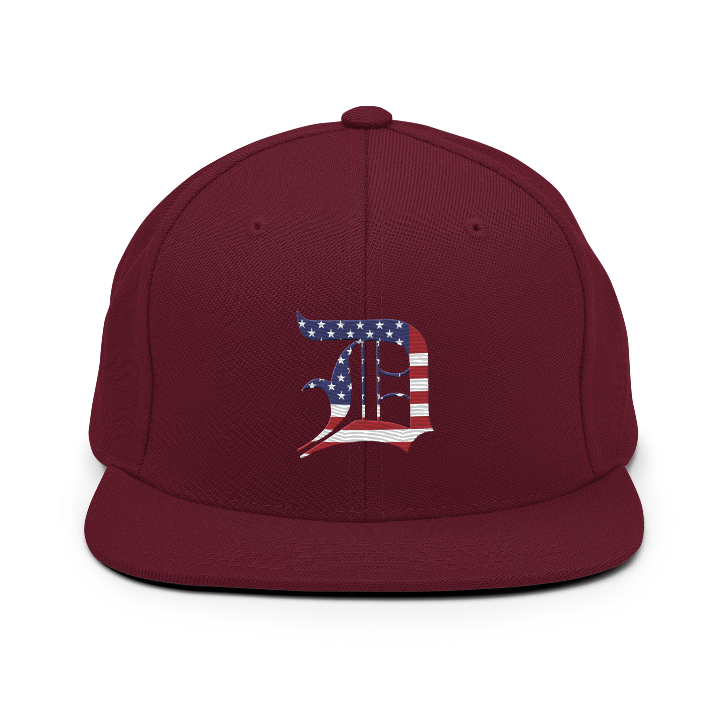 Detroit 'Old English D' Vintage Snapback (Patriot Edition)