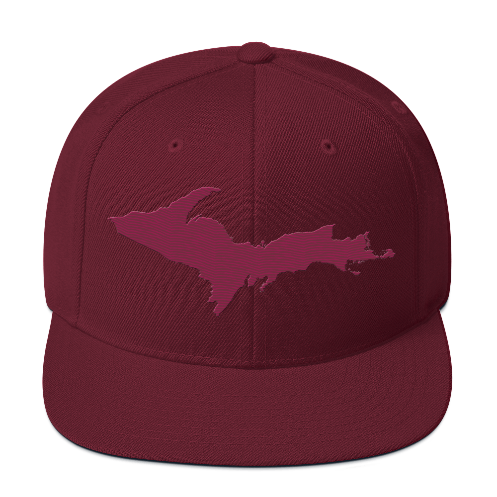 Upper Peninsula Vintage Snapback | Ruby Red