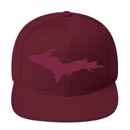 Upper Peninsula Vintage Snapback | Ruby Red