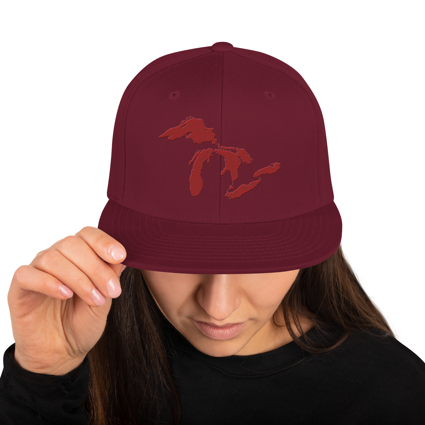 Great Lakes Vintage Snapback | Thimbleberry Red