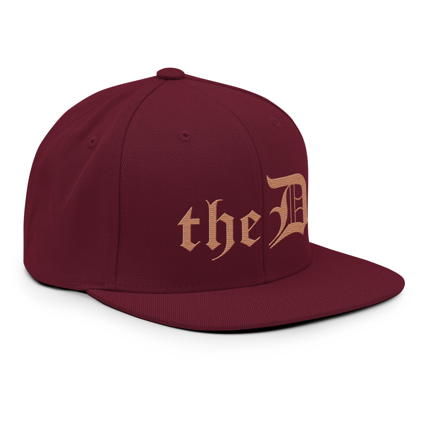 Detroit 'The D' Vintage Snapback | Copper