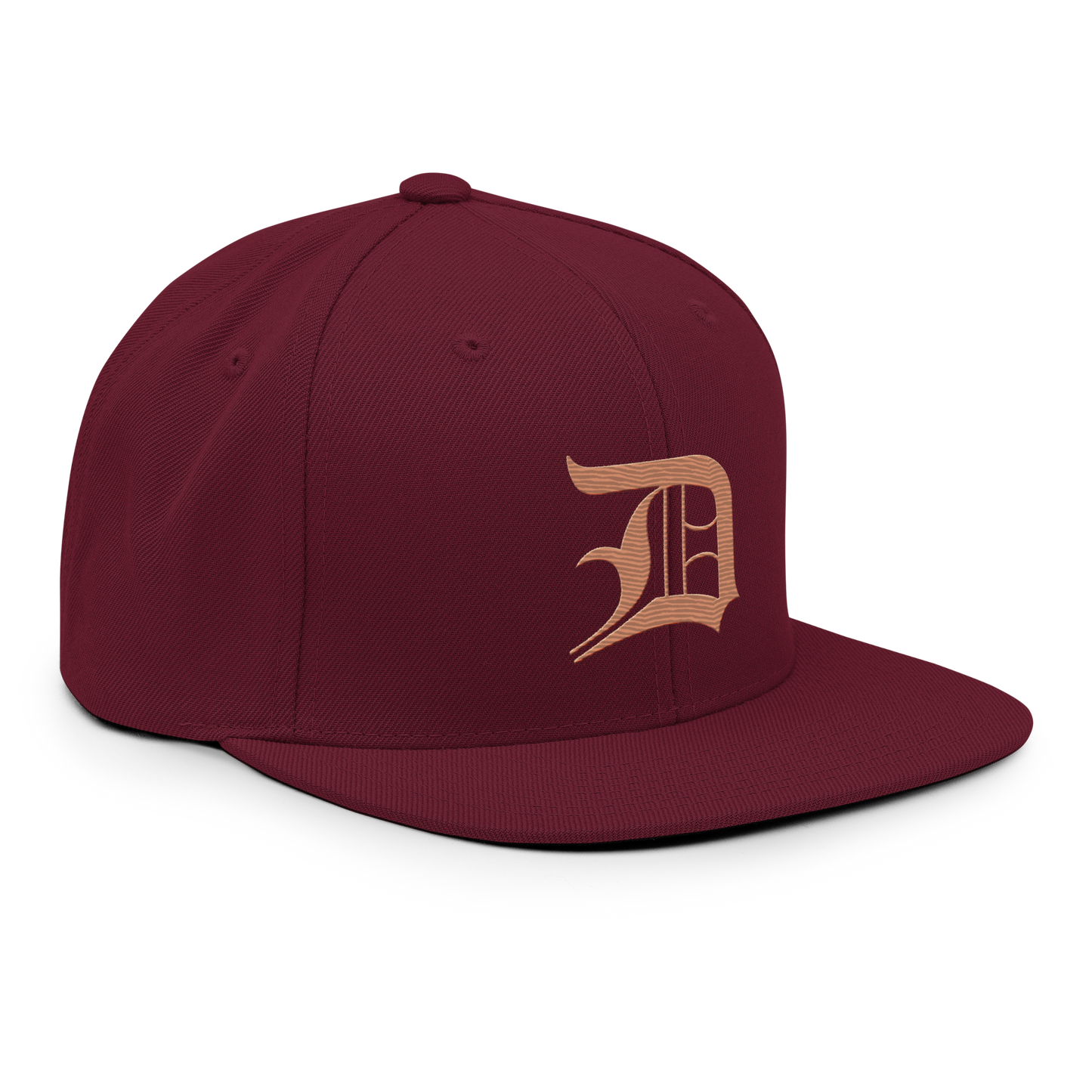 Detroit 'Old English D' Vintage Snapback (Copper)