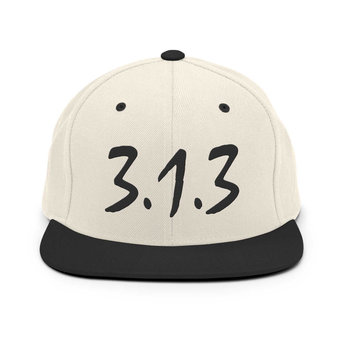 Detroit '313 Vintage Snapback (Black Compton Font)