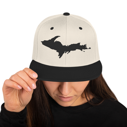 Upper Peninsula Vintage Snapback | Black