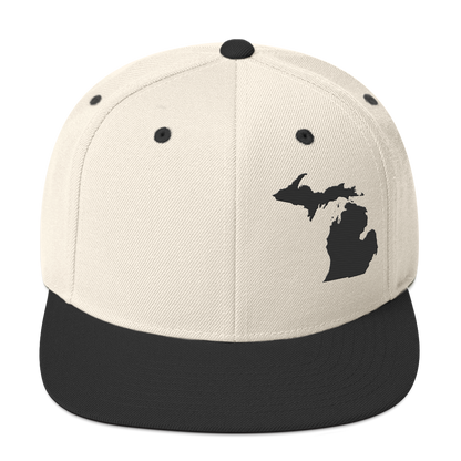 Michigan Vintage Snapback | Black Outline