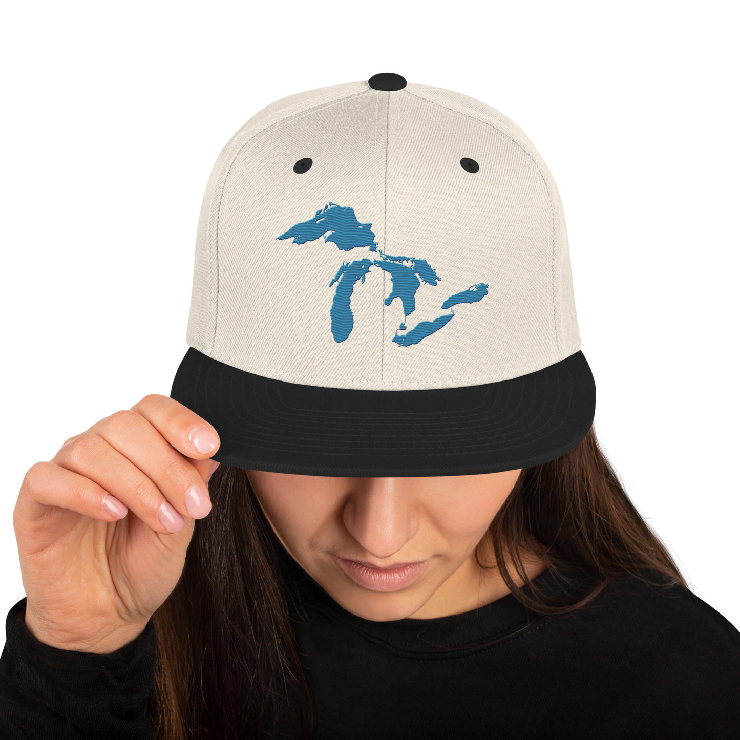 Great Lakes Vintage Snapback | Traverse Blue