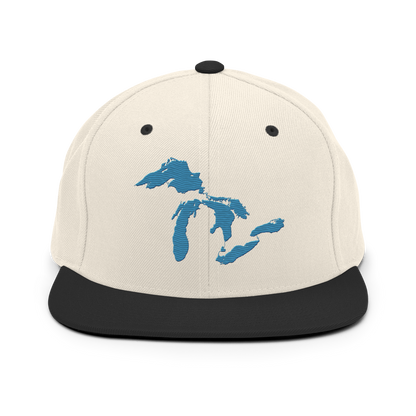 Great Lakes Vintage Snapback | Traverse Blue