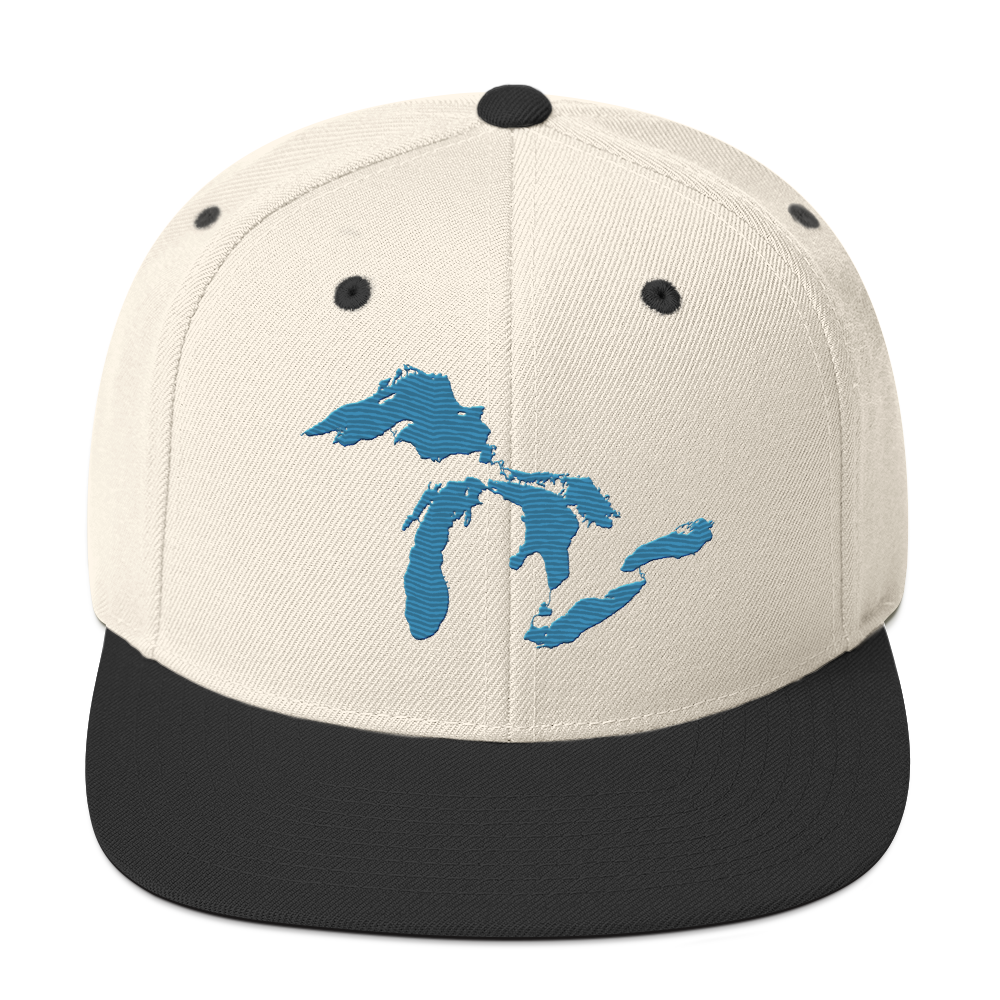 Great Lakes Vintage Snapback | Traverse Blue