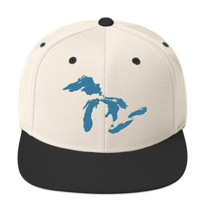 Great Lakes Vintage Snapback | Traverse Blue