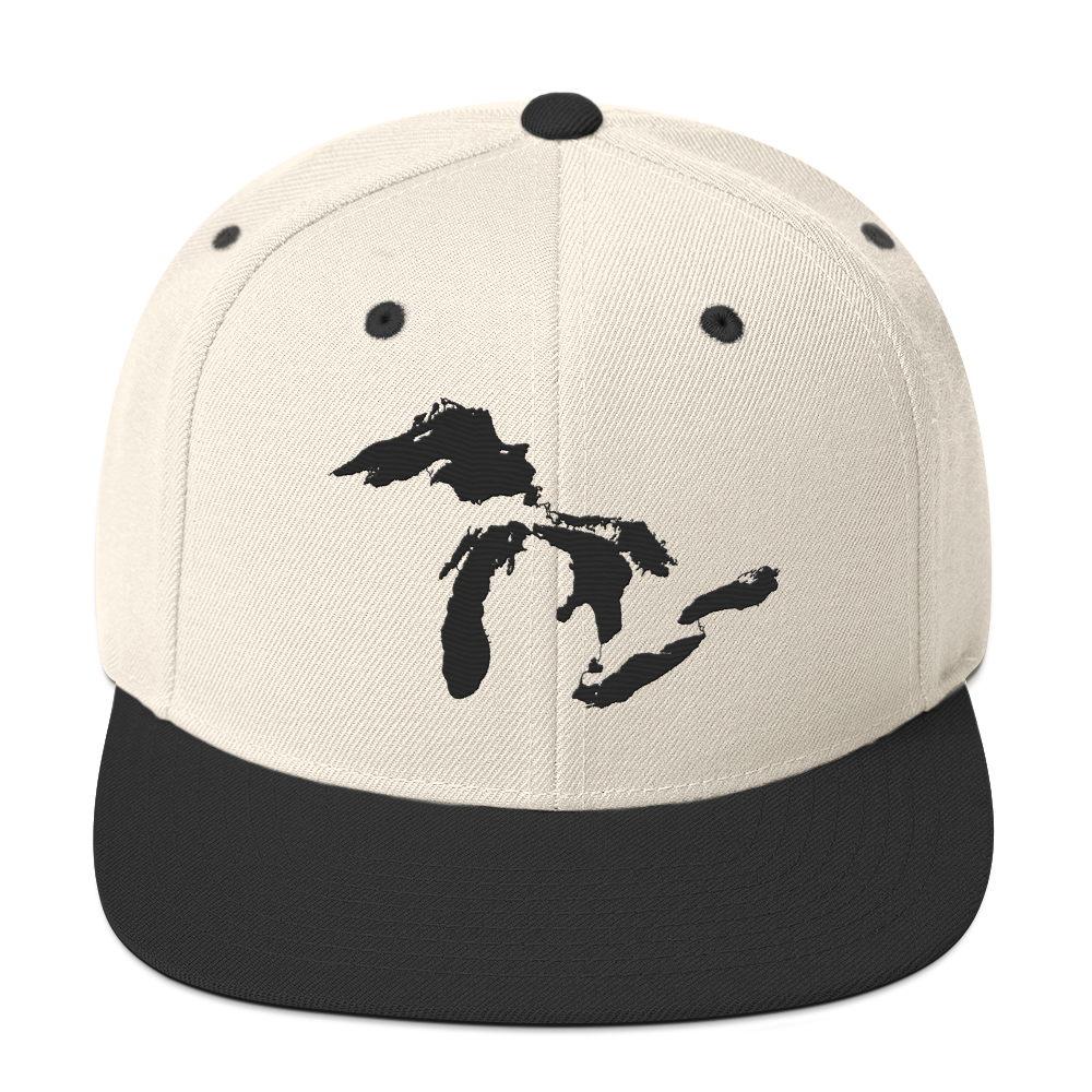 Great Lakes Vintage Snapback | Black