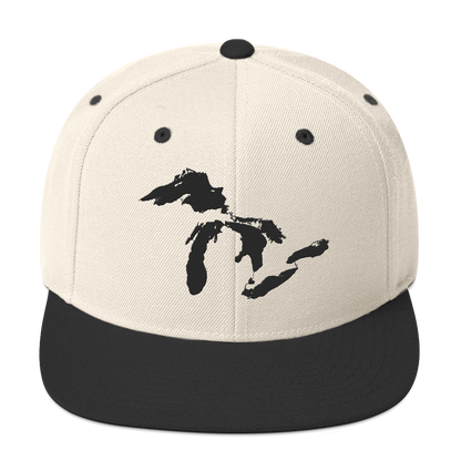 Great Lakes Vintage Snapback | Black