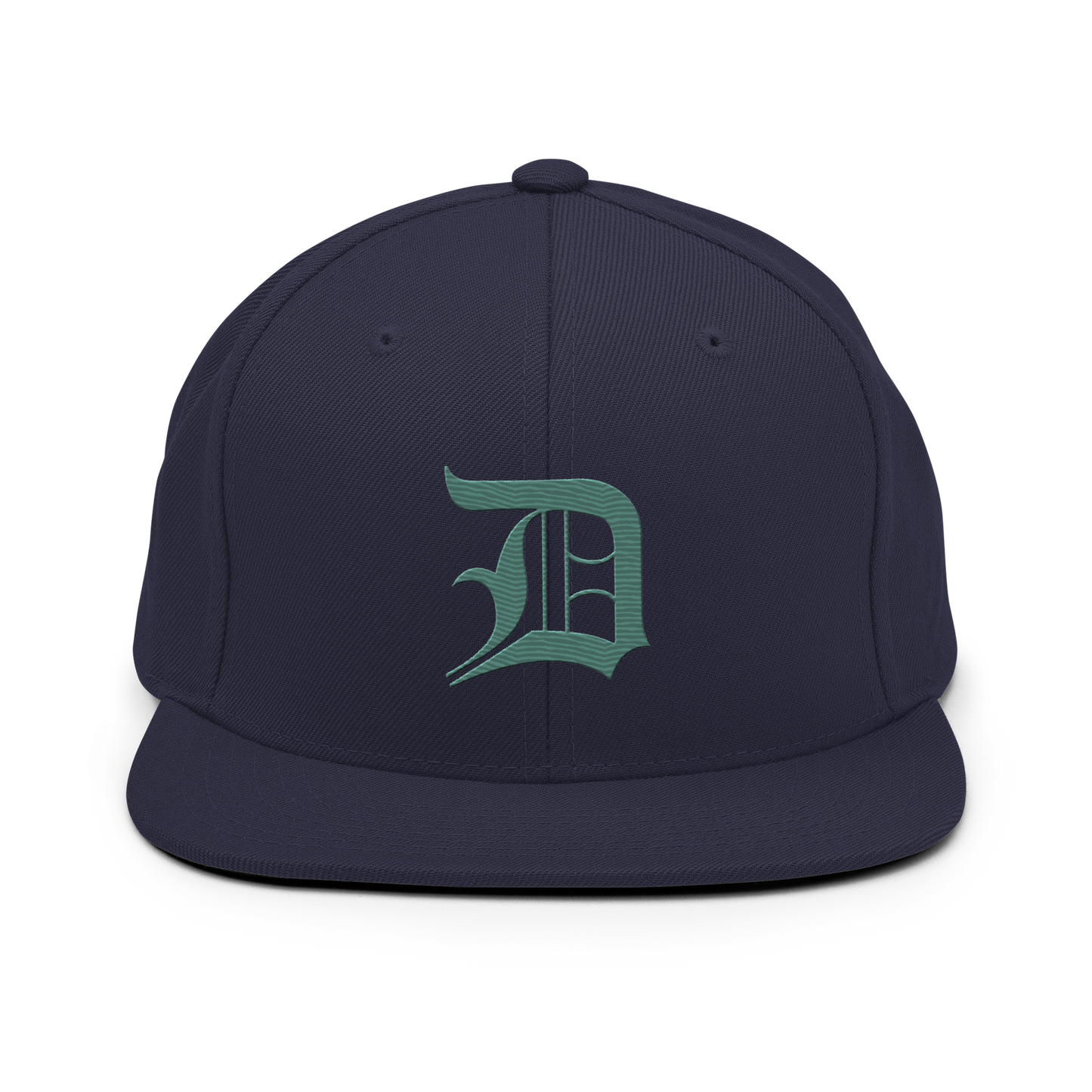 Detroit 'Old English D' Vintage Snapback (Copper Green)