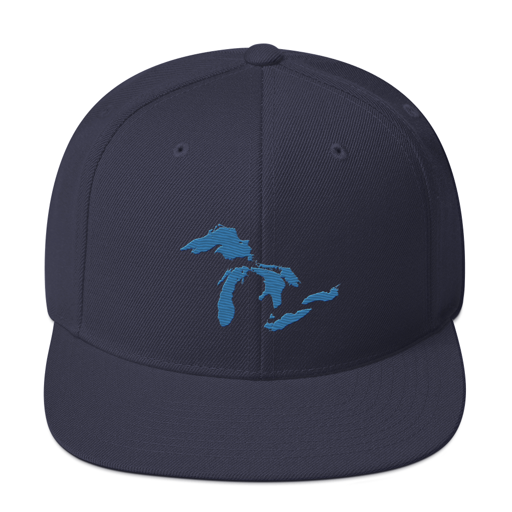 Great Lakes Vintage Snapback (Superior Blue)