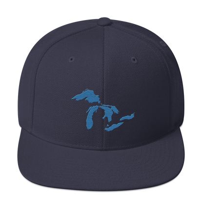 Great Lakes Vintage Snapback (Superior Blue)