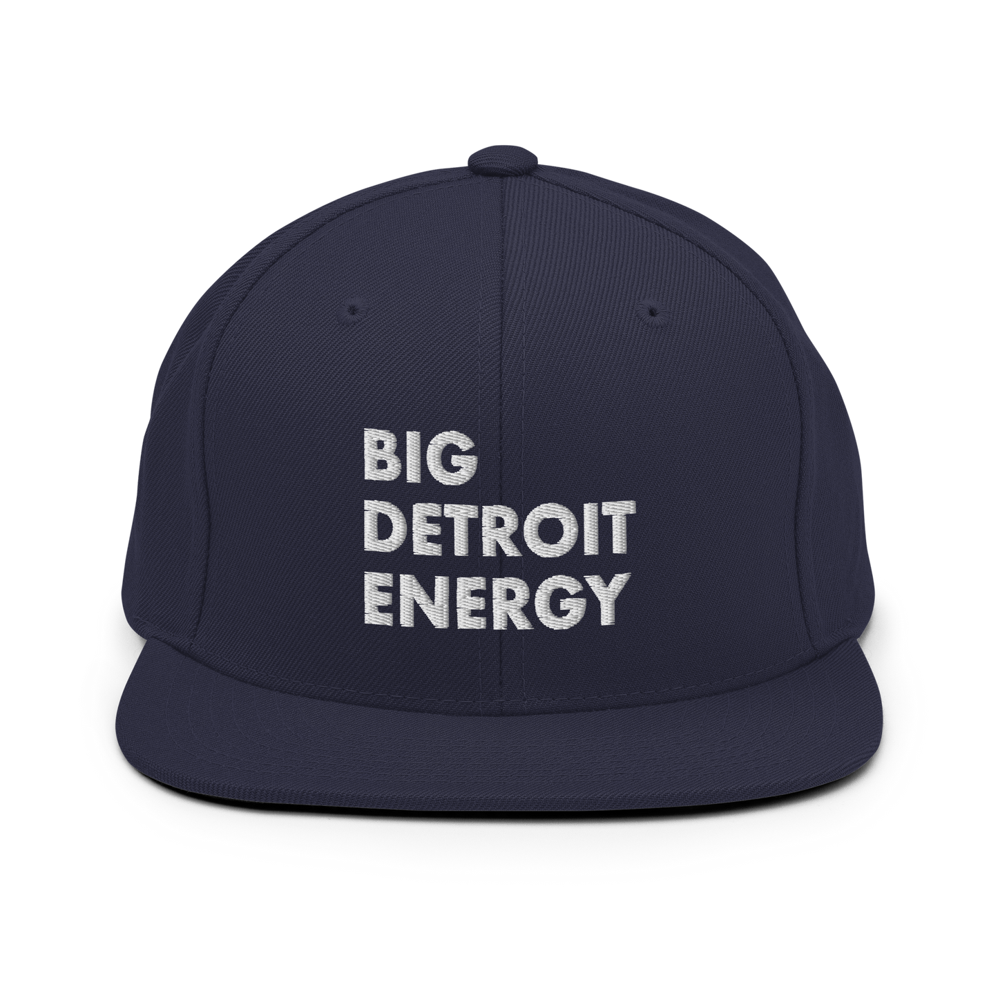 'Big Detroit Energy' Vintage Snapback (White Emb.)