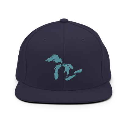 Great Lakes Vintage Snapback (Huron Blue)