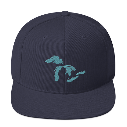 Great Lakes Vintage Snapback (Huron Blue)