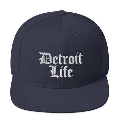 'Detroit Life' Vintage Snapback | 6-Panel