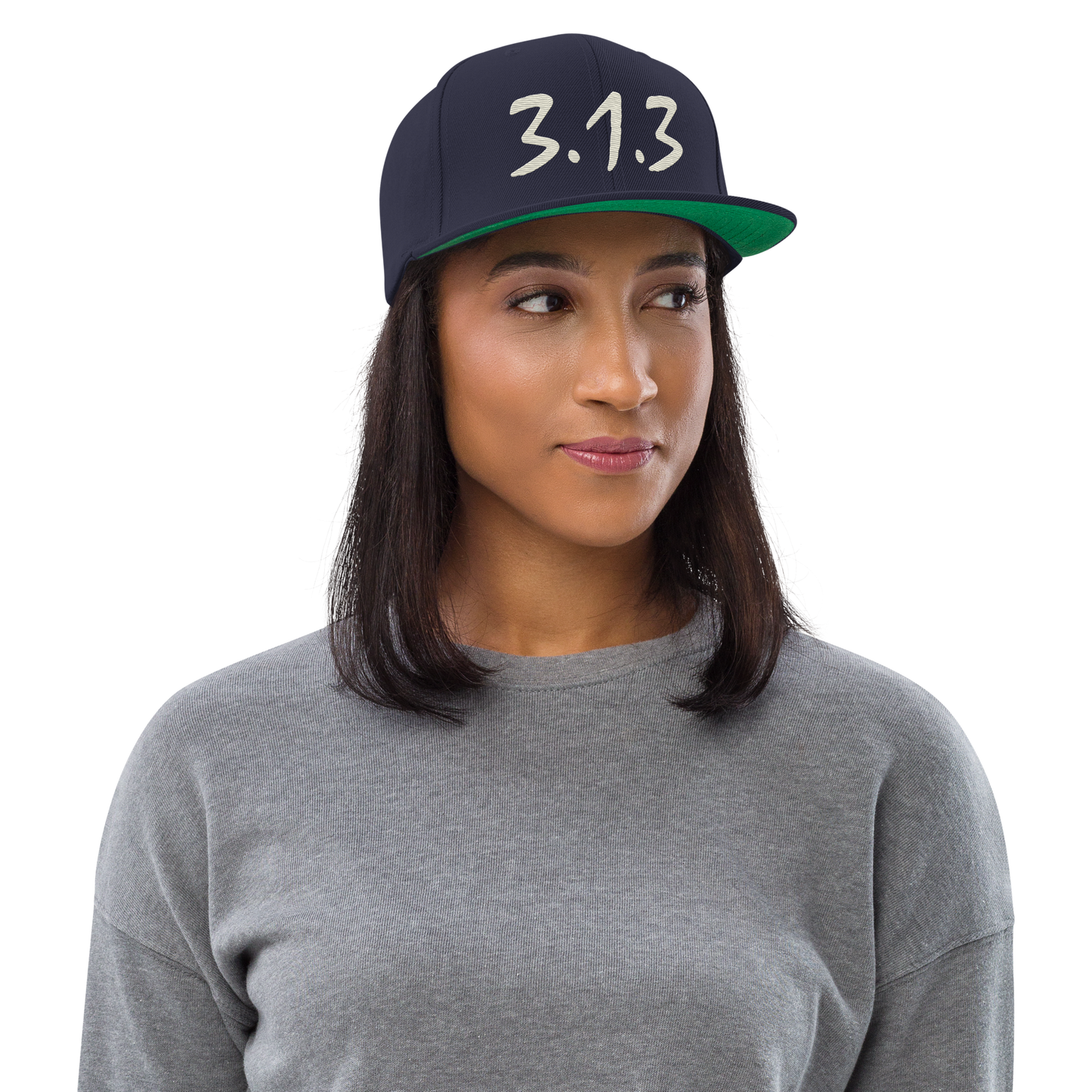 Detroit '313 Vintage Snapback (Ivory Compton Font)