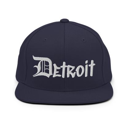 'Detroit' Vintage Snapback (OED Tag Font)