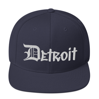 'Detroit' Vintage Snapback (OED Tag Font)