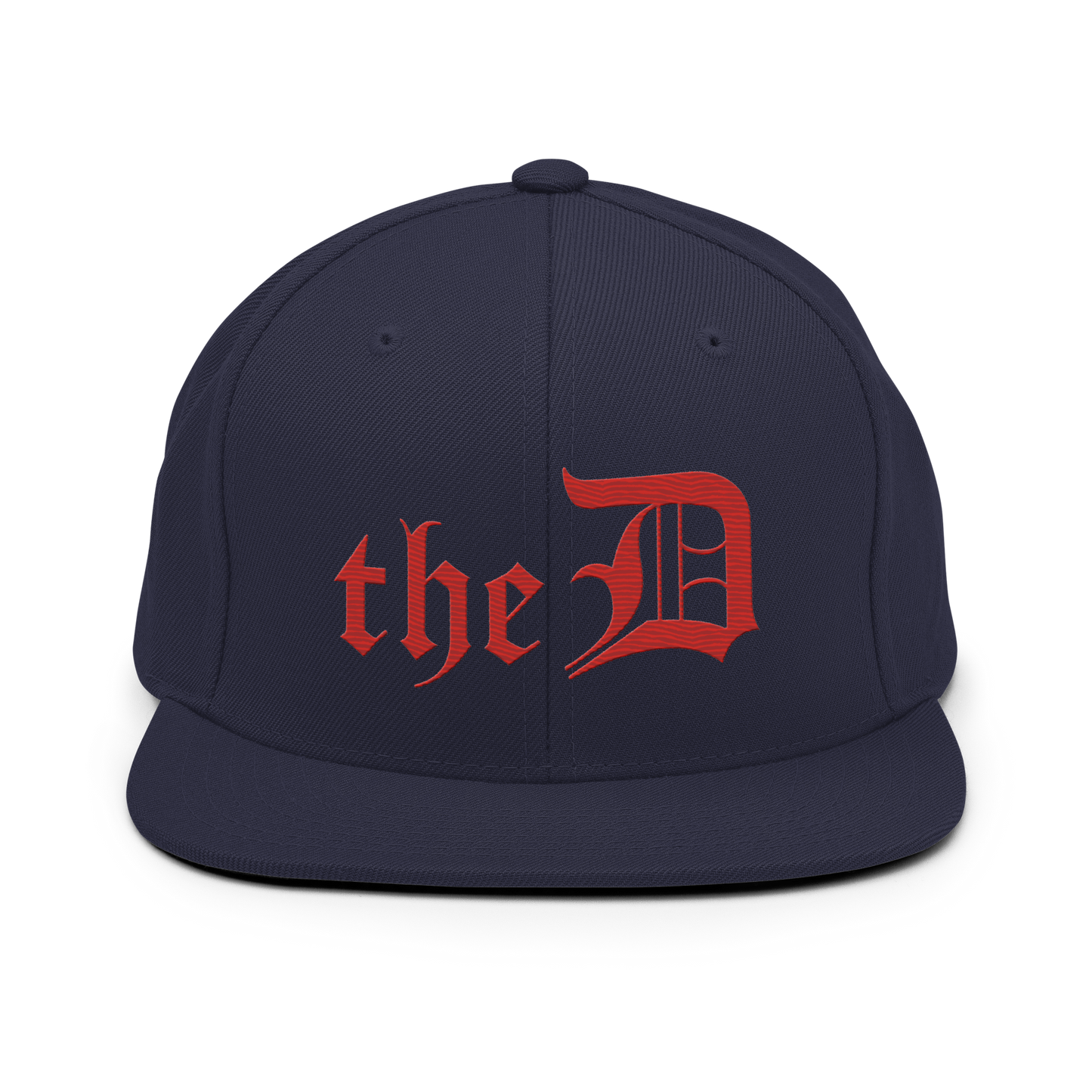 Detroit 'The D' Vintage Snapback | Aliform Red