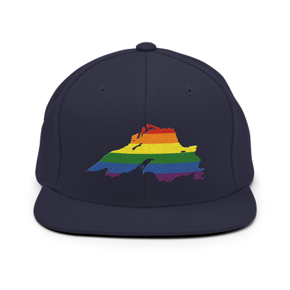 Lake Superior Vintage Snapback | Rainbow Pride Edition