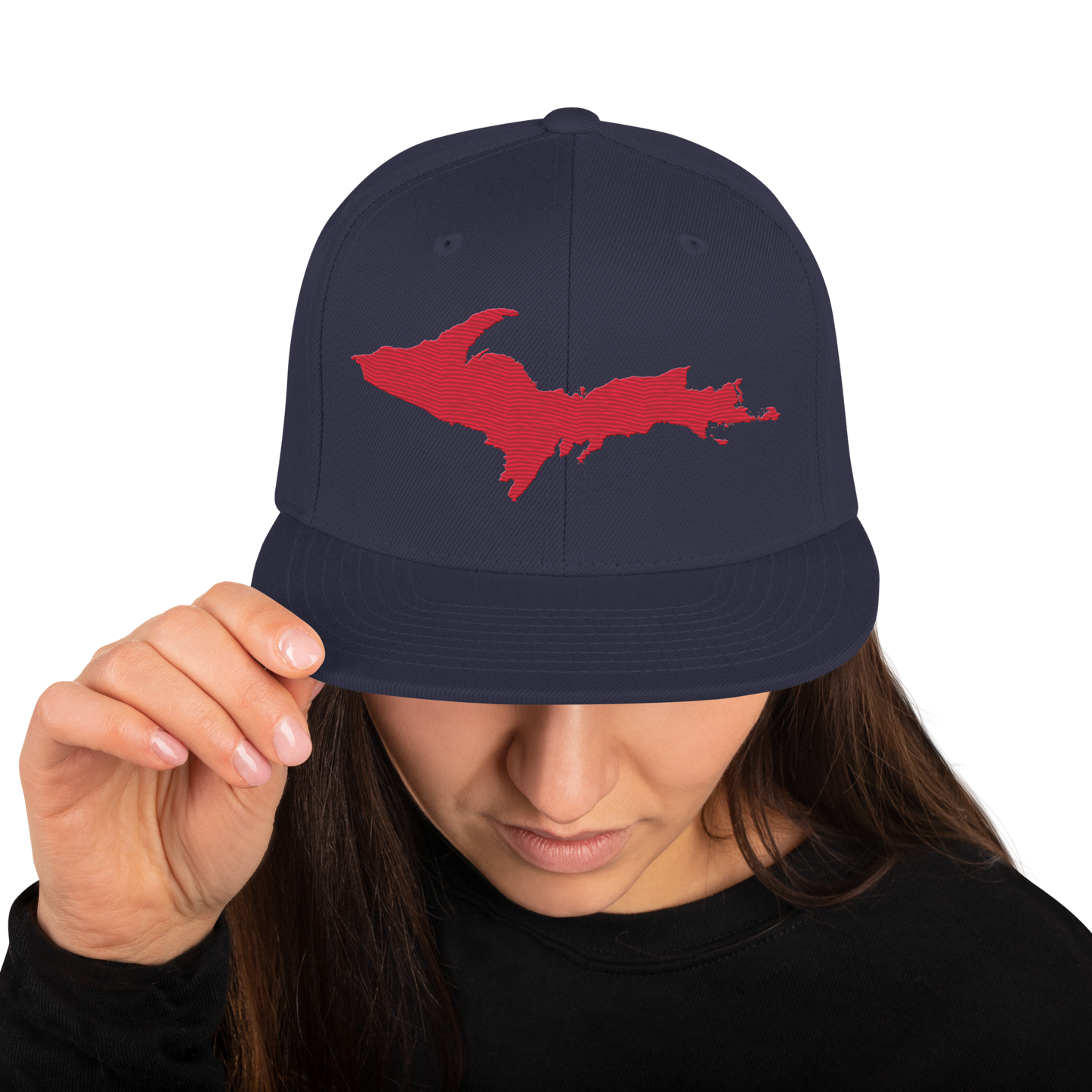 Upper Peninsula Vintage Snapback | Lighthouse Red