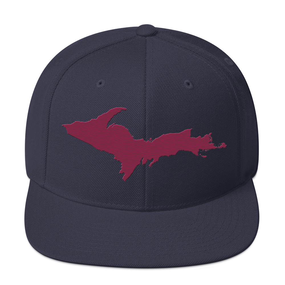 Upper Peninsula Vintage Snapback | Ruby Red