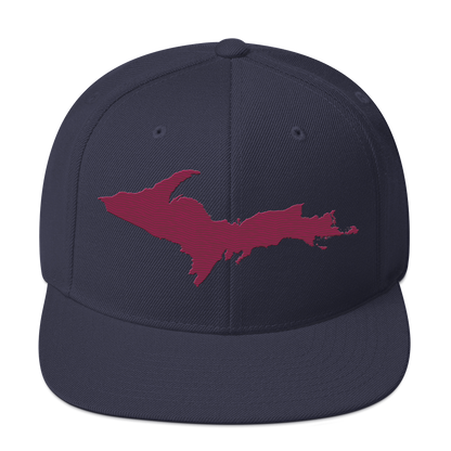 Upper Peninsula Vintage Snapback | Ruby Red