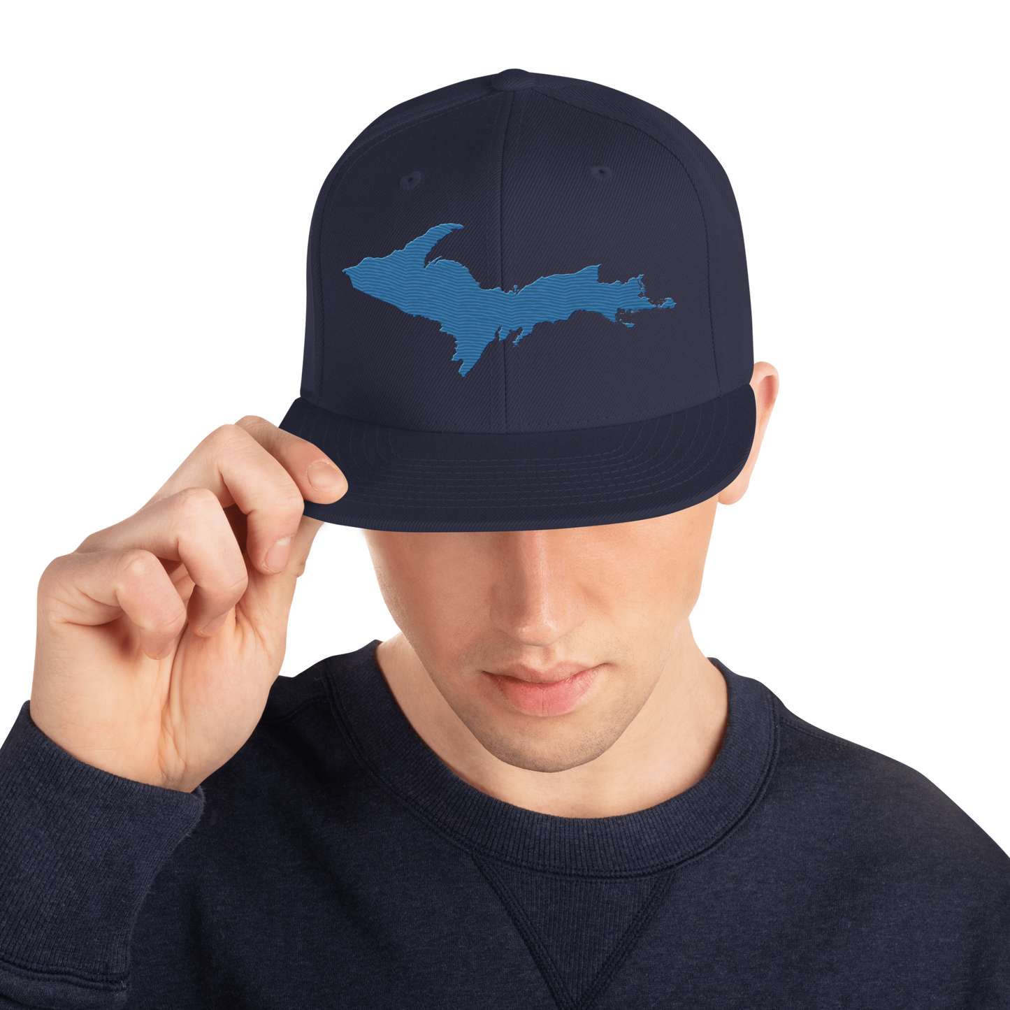 Upper Peninsula Vintage Snapback | Superior Blue