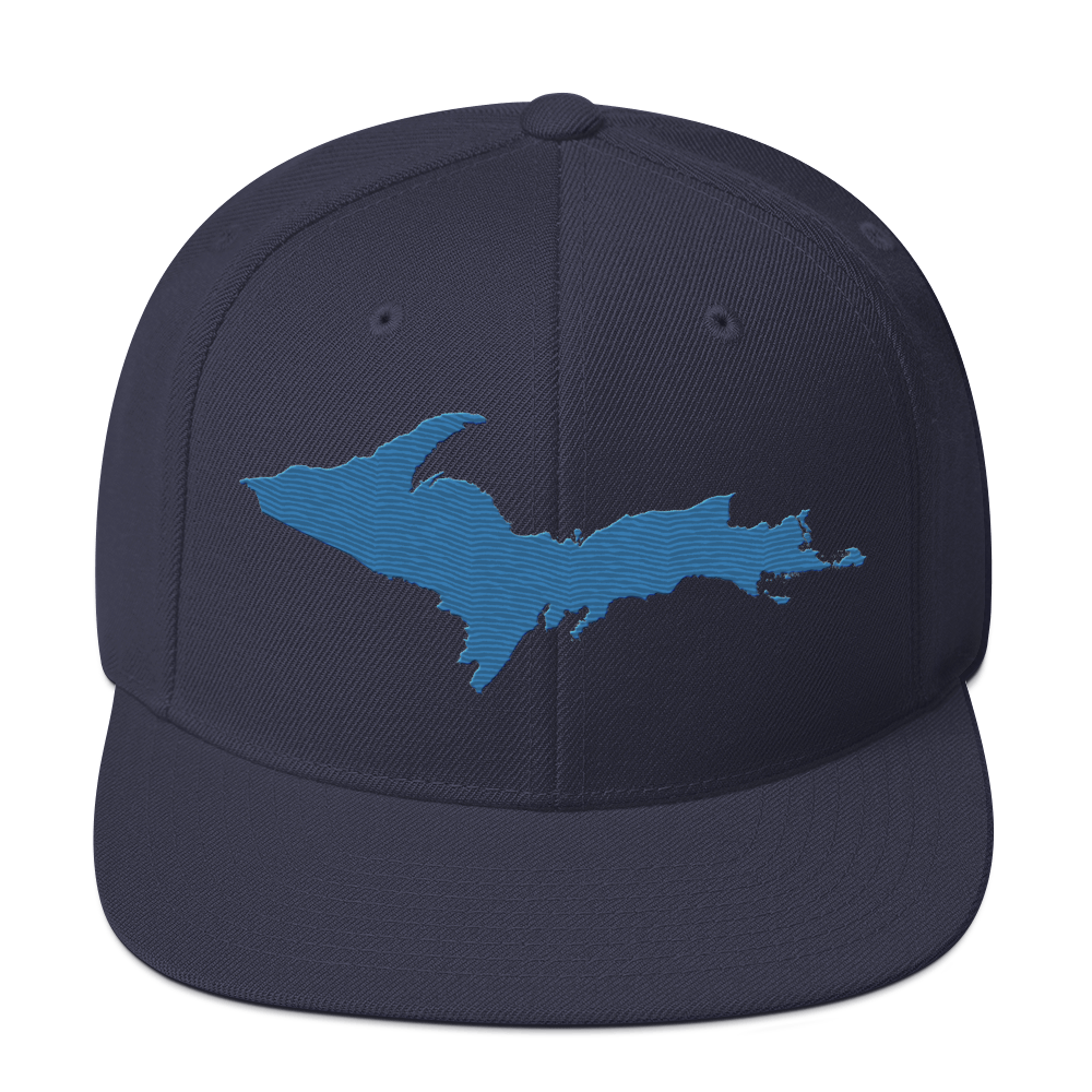 Upper Peninsula Vintage Snapback | Superior Blue