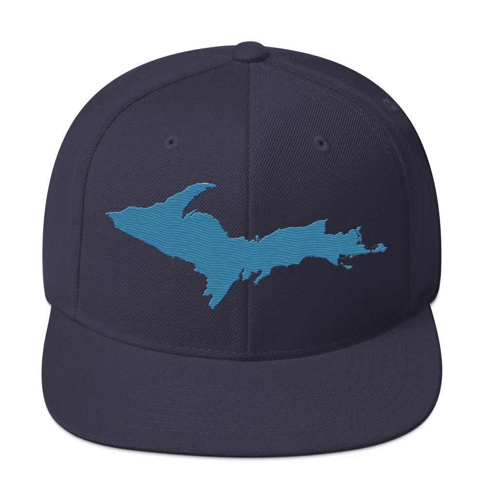 Upper Peninsula Vintage Snapback | Traverse Blue