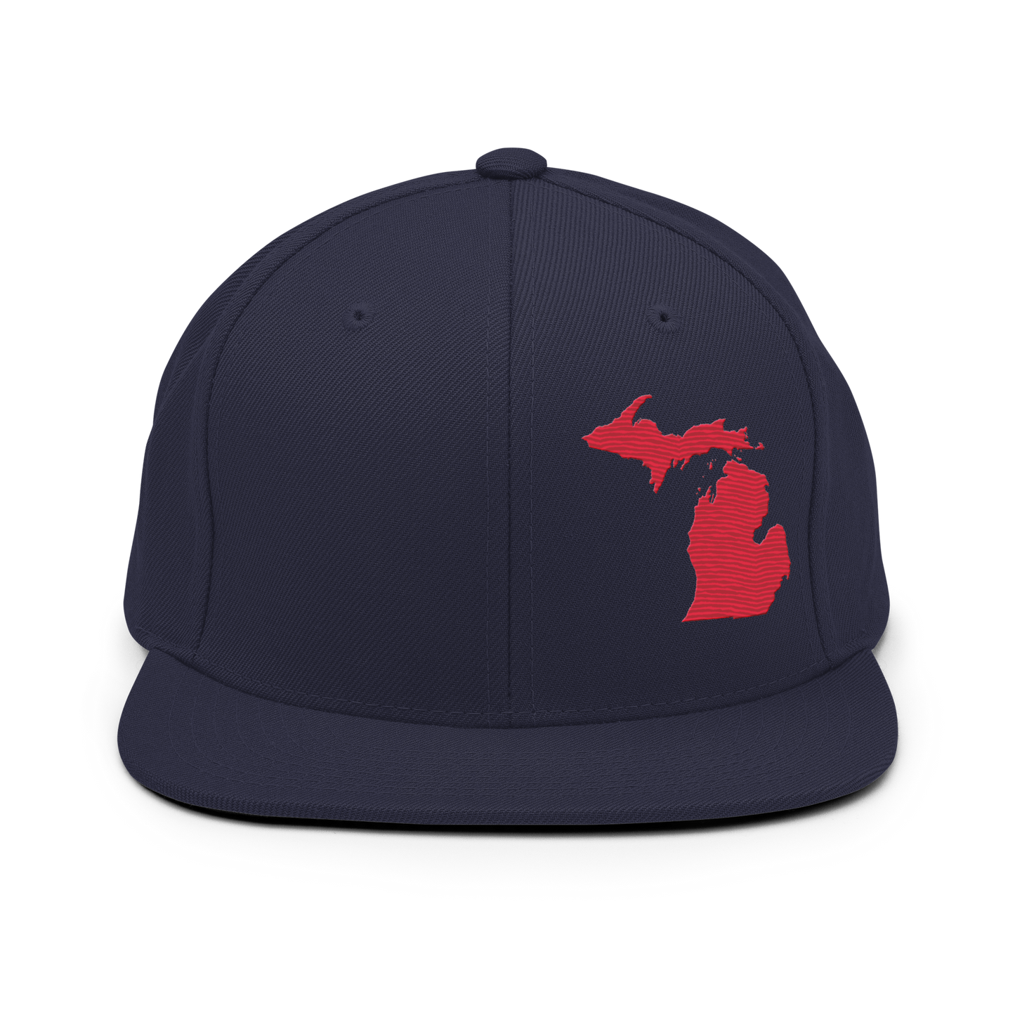 Michigan Vintage Snapback | Lighthouse Red Outline