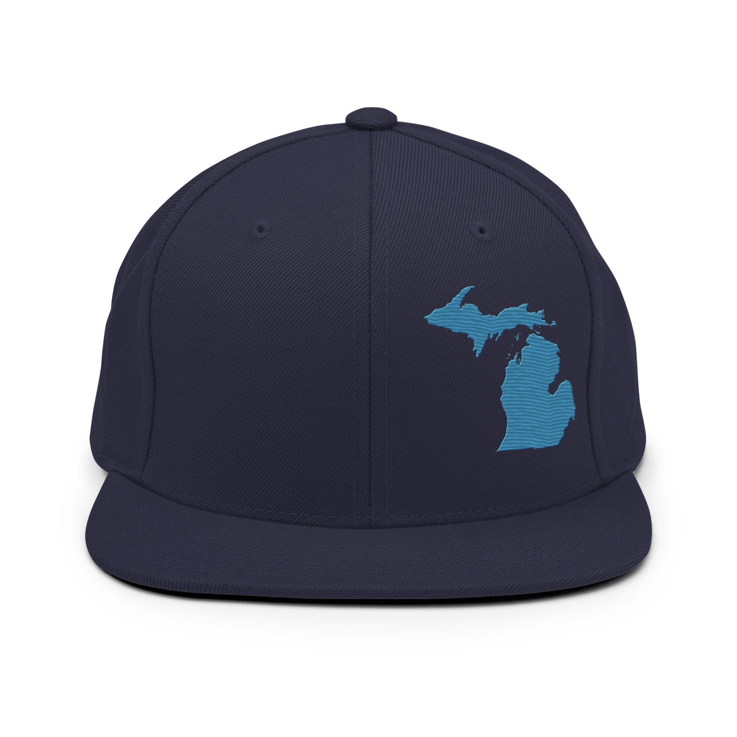 Michigan Vintage Snapback | Traverse Blue Outline