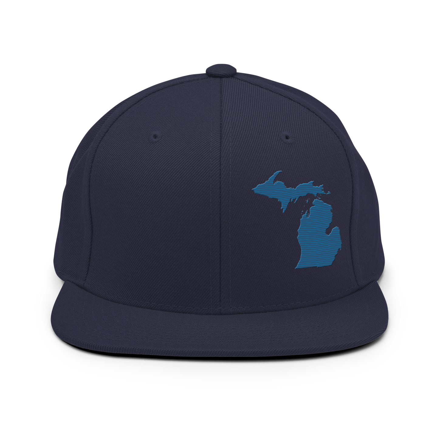 Michigan Vintage Snapback | Blueberry Outline