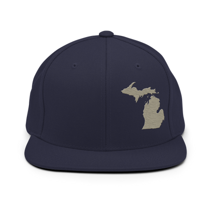 Michigan Vintage Snapback | Petoskey Beige Outline