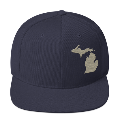 Michigan Vintage Snapback | Petoskey Beige Outline