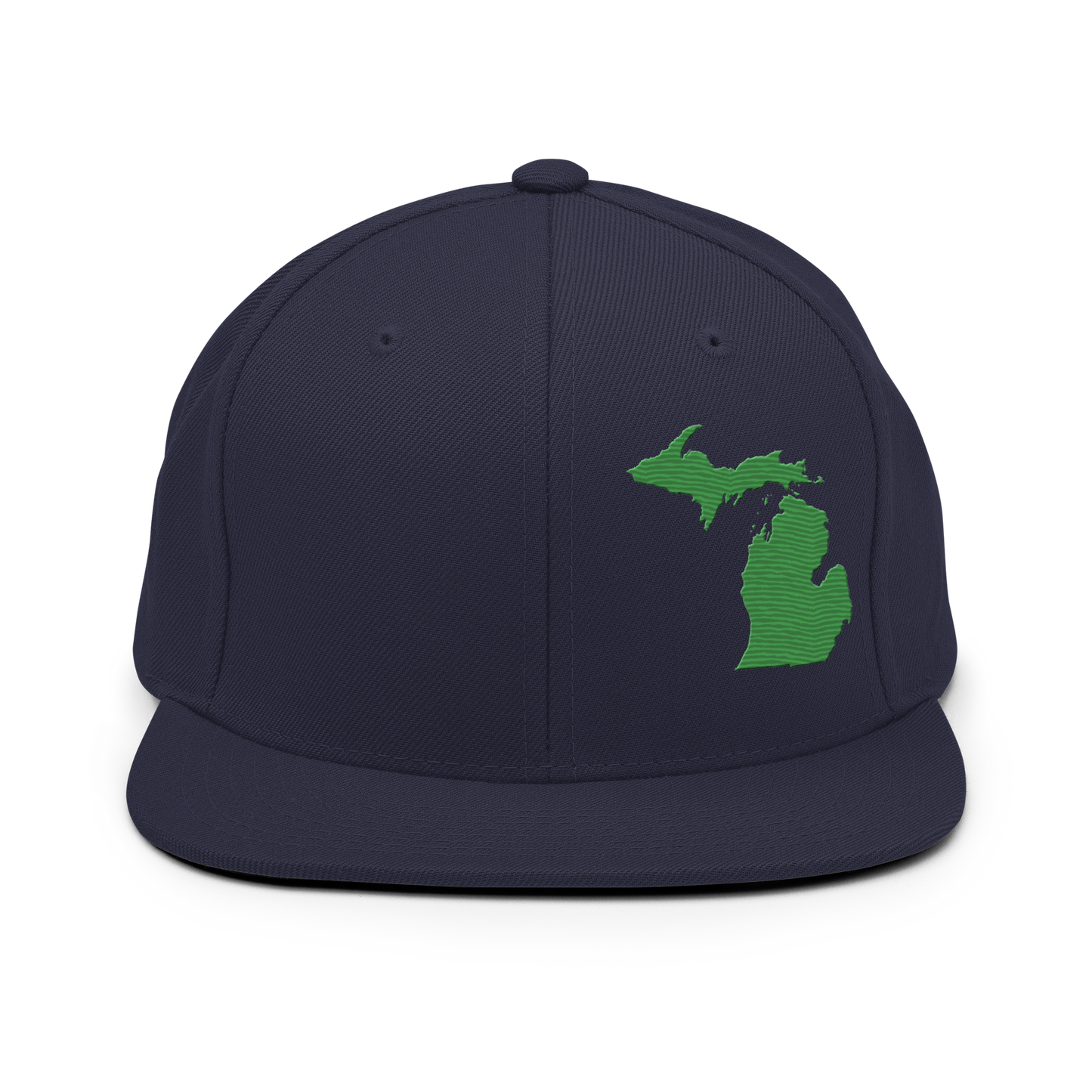 Michigan Vintage Snapback | Shamrock Green Outline