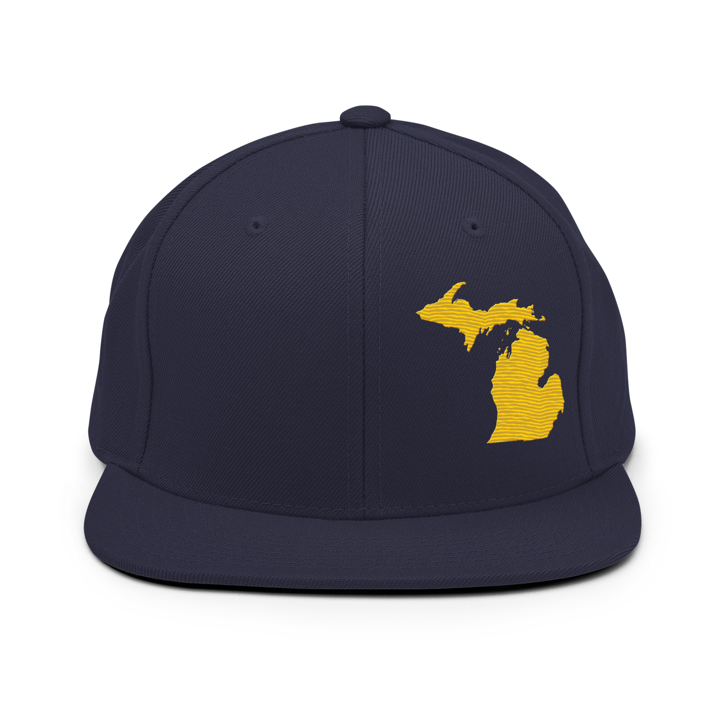 Michigan Vintage Snapback | Maize Outline