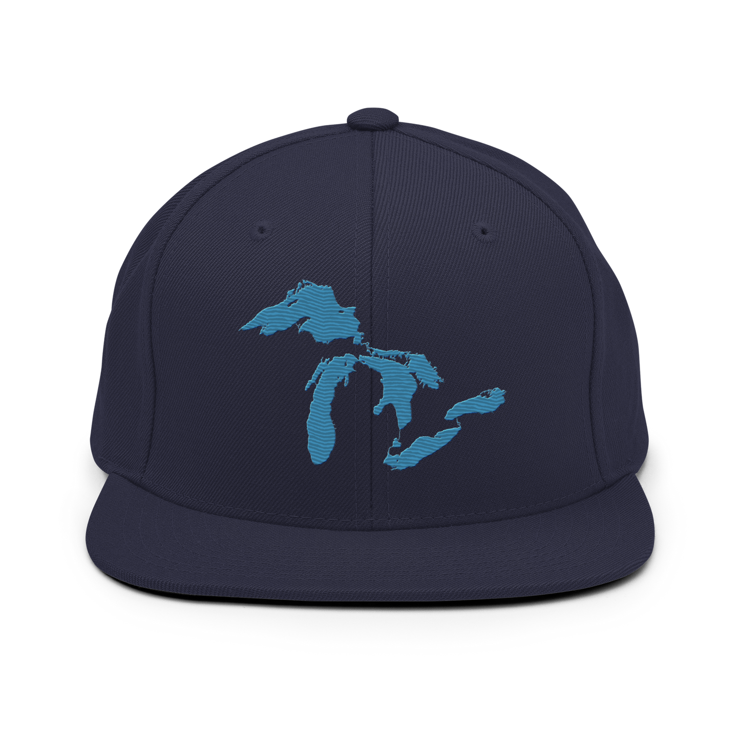 Great Lakes Vintage Snapback | Traverse Blue