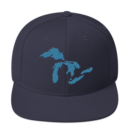 Great Lakes Vintage Snapback | Traverse Blue